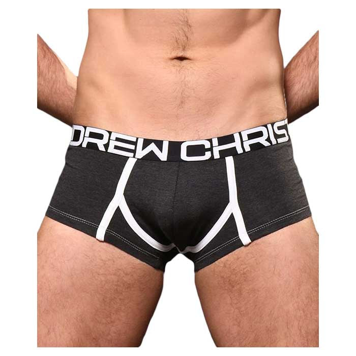 Andrew Christian Coolflex Modal Boxer With Show It Charcoal Small
