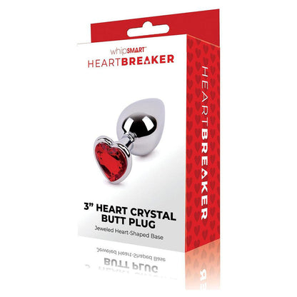 Whipsmart Heartbreaker Heart Crystal Metal Butt Plug