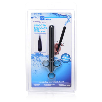 CleanStream Smooth Silicone Lubricant Launcher - Black