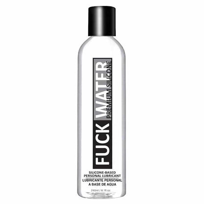 front view of the fuck water premium silicone-based personal lubricant silicone lube 8oz