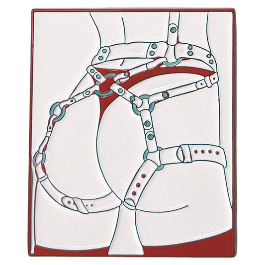 Strike Gently Co Booty Pin - Red Bondage Variant