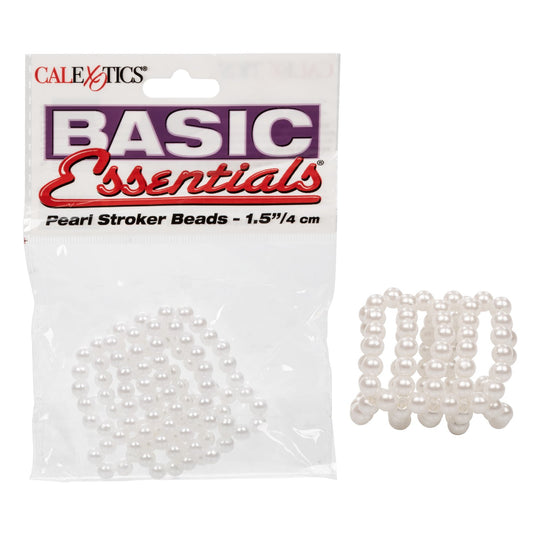 Basic Essentials Pearl Stroker Beads - 1.5