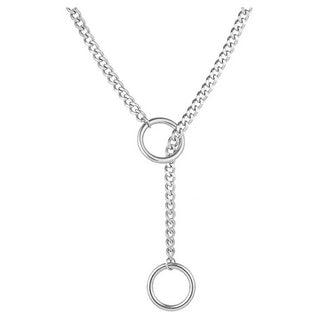 PINKelephant O-Ring Slip Choke Chain Necklace