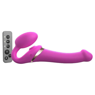 Strap-On-Me Vibrating Multi Orgasm Bendable Strap-on