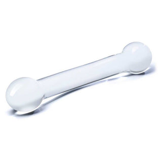 gläs 7" Curved Glass G-Spot Dildo