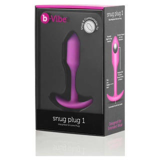 b-Vibe Snug Plug Silicone Weighted Butt Plug