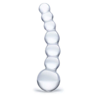 gläs Curved Glass Anal Beads