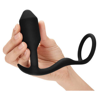 b-Vibe Snug & Tug Penis Ring and Anal Plug