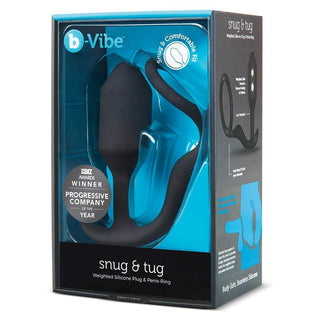 b-Vibe Snug & Tug Penis Ring and Anal Plug