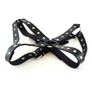 Rouge Leather Adjustable Female Chest Harness