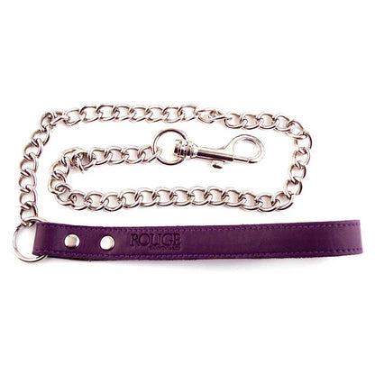 Rouge Genuine Leather Lead with Chain