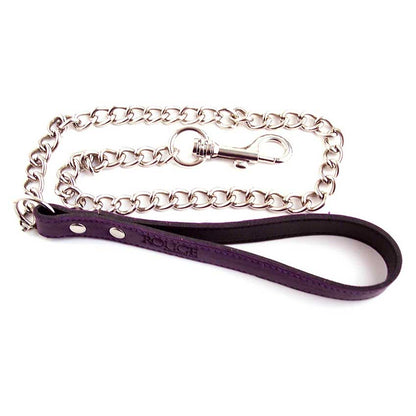 Rouge Genuine Leather Lead with Chain
