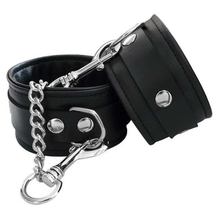 Rouge Vegan Fetish Play Wrist Cuffs