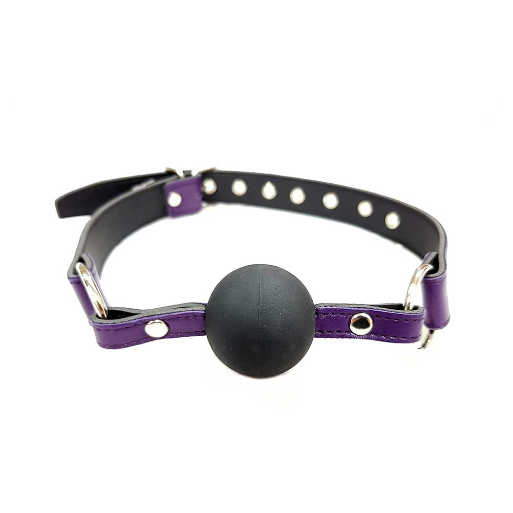 Rouge Ball Gag with Black Ball