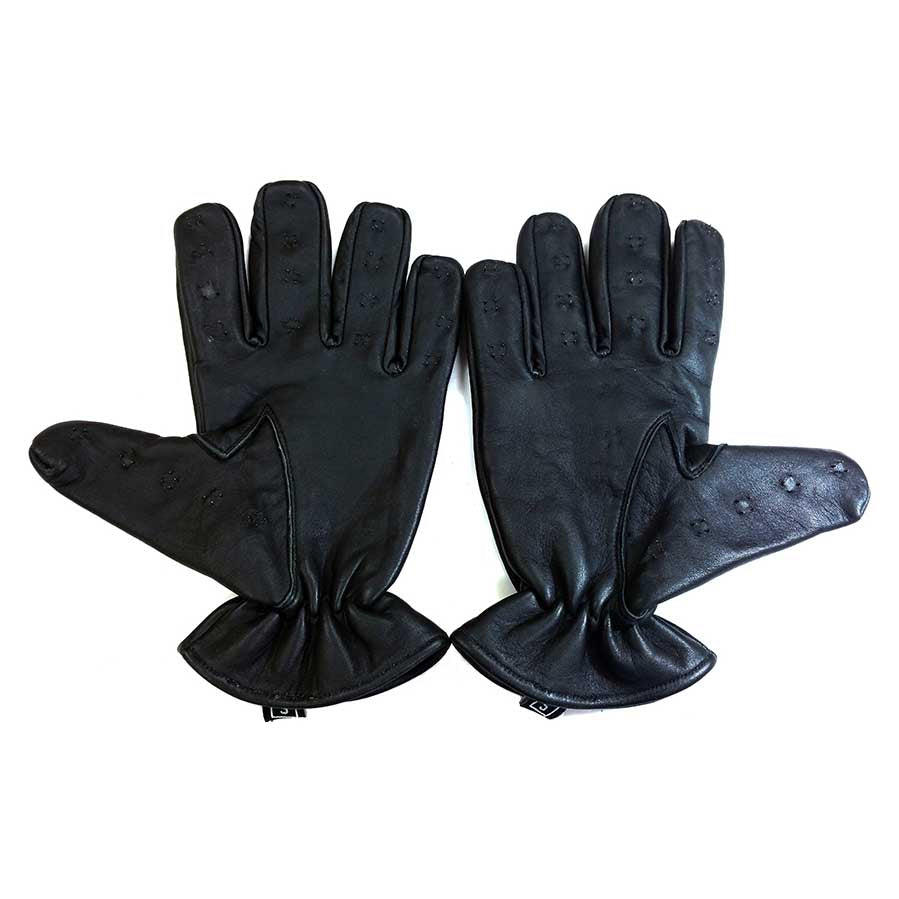 Rouge Leather Vampire Gloves