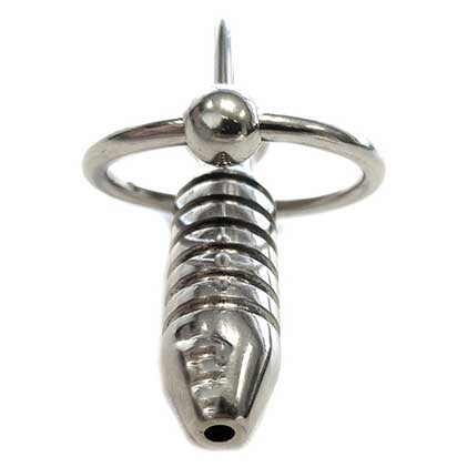 Rouge Stainless Steel Beaded Urethral Probe & Cock Ring