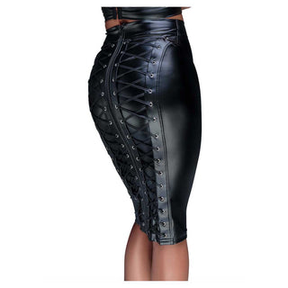 Noir Handmade Powerwetlook Pencil Skirt