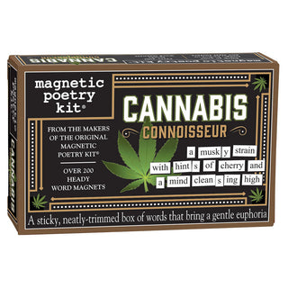 Magnetic Poetry Kit Cannabis Connoisseur