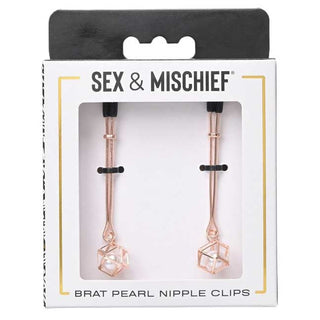 Sex & Mischief Brat Pearl Nipple Clips