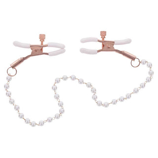 Sportsheets Peaches 'n CreaMe Pearl Nipple Clamps