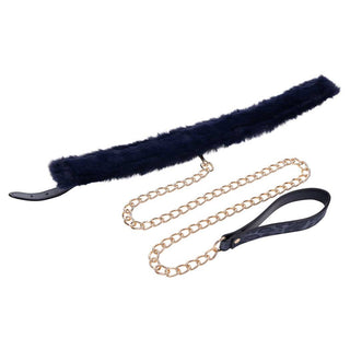 Sex & Mischief Cougar Fur Collar & Leash