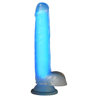 Lollicock Glow-In-The-Dark 7" Dildo With Balls