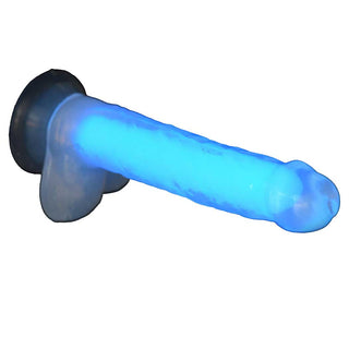 Lollicock Glow-In-The-Dark 7" Dildo With Balls