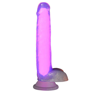 Lollicock Glow-In-The-Dark 7" Dildo With Balls