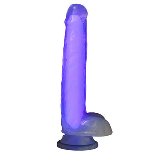 Lollicock Glow-In-The-Dark 7" Dildo With Balls