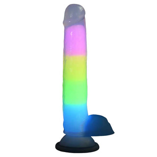 Lollicock Glow-In-The-Dark 7" Dildo With Balls