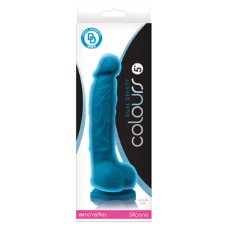 Colours Dual Density 5" Dildo with Suction Cup