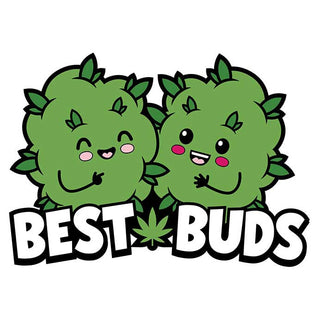 Wood Rocket Best Buds Enamel Pin