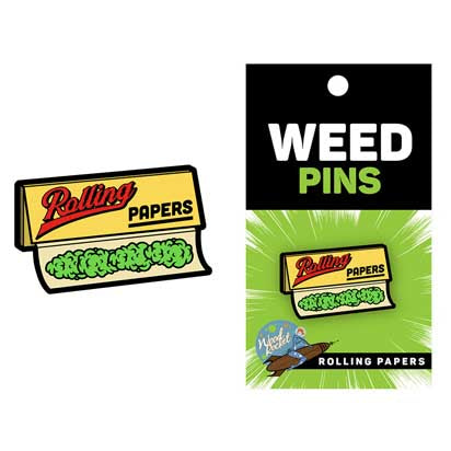 Wood Rocket Rolling Papers Pin