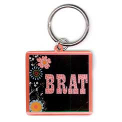 Yujean Brat Metal Keychain