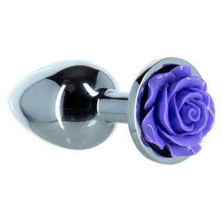 Lux Active Rose 3" Metal Butt Plug