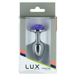 Lux Active Rose 3" Metal Butt Plug