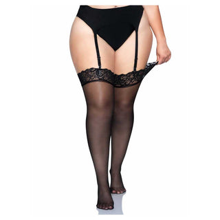 Leg Avenue Alix Sheer Thigh High Stockings