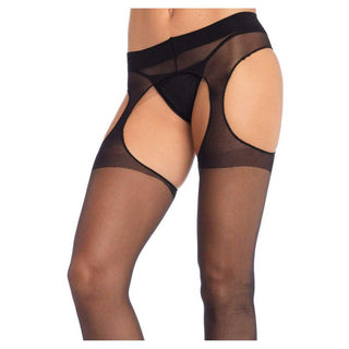 Leg Avenue Eden Sheer Suspender Pantyhose