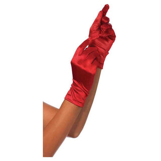 Leg Avenue Satin Wrist Length Costume Gloves