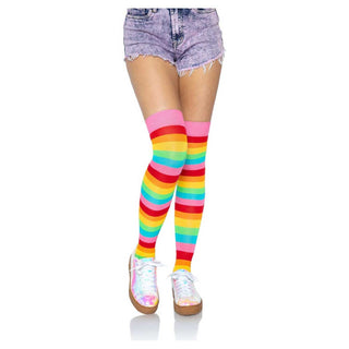 Leg Avenue Raya Rainbow Leg Warmers