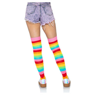 Leg Avenue Raya Rainbow Leg Warmers