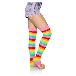 Leg Avenue Raya Rainbow Leg Warmers