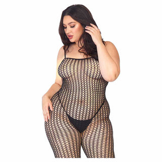 Leg Avenue Crochet Net Crotchless Bodystocking