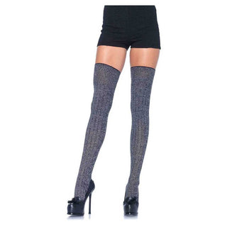 Leg Avenue Athena Heather Thigh High Stockings