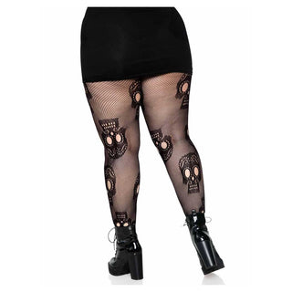 Leg Avenue Sugar Skull Net Tights