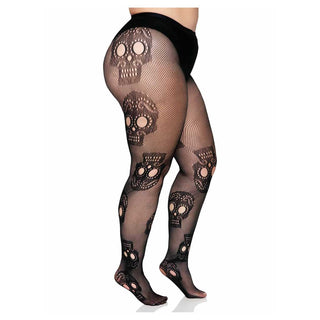 Leg Avenue Sugar Skull Net Tights