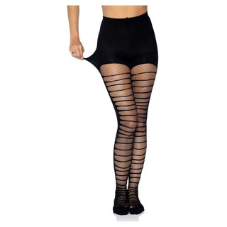 Leg Avenue Lara Shredded Fishnet Tights