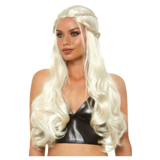 Leg Avenue 32" Braided Long Wavy Dragon Queen Wig