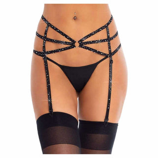 Leg Avenue Estée Rhinestone Garter Belt