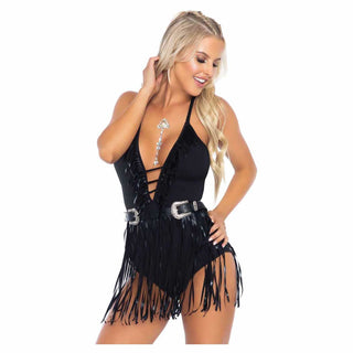 Leg Avenue Rock The Boat Fringe Bodysuit